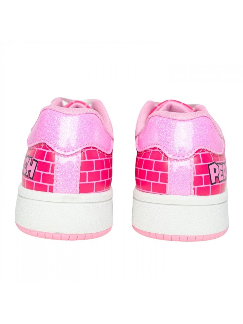 Girls Princess Peach Low Court Sneaker - Picture 4 of 5